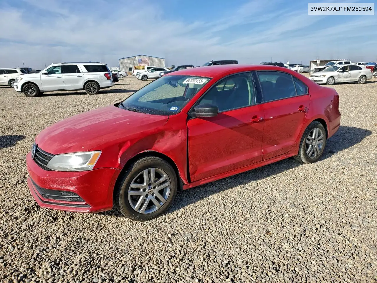 3VW2K7AJ1FM250594 2015 Volkswagen Jetta Base