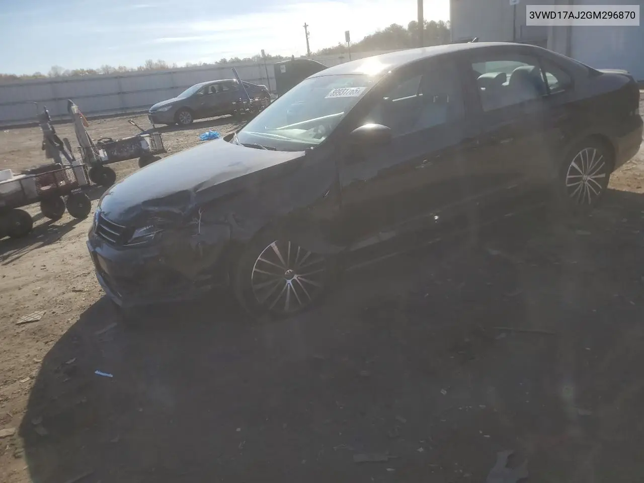 3VWD17AJ2GM296870 2016 Volkswagen Jetta