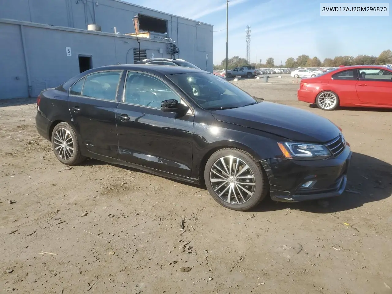 3VWD17AJ2GM296870 2016 Volkswagen Jetta