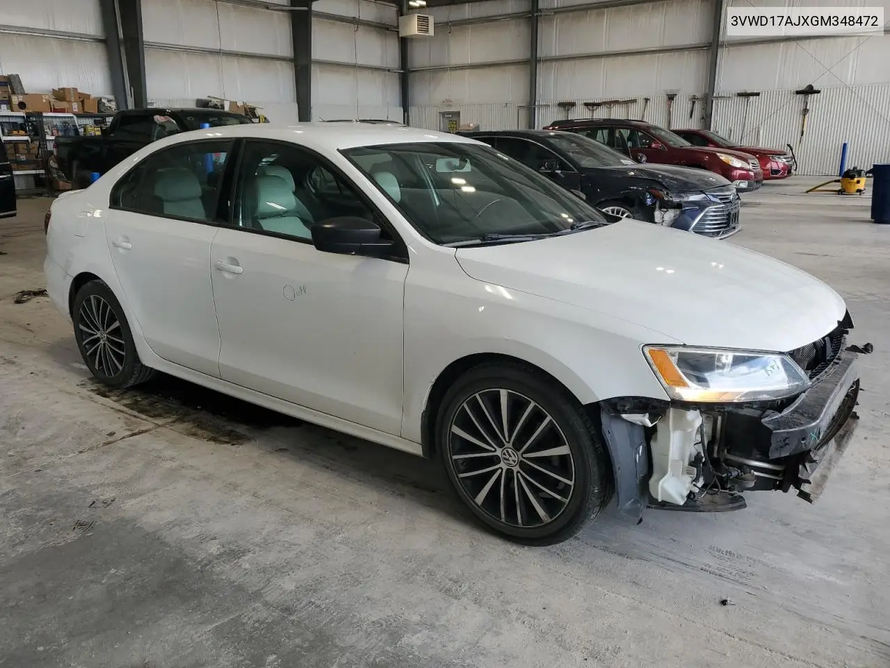 3VWD17AJXGM348472 2016 Volkswagen Jetta Sport