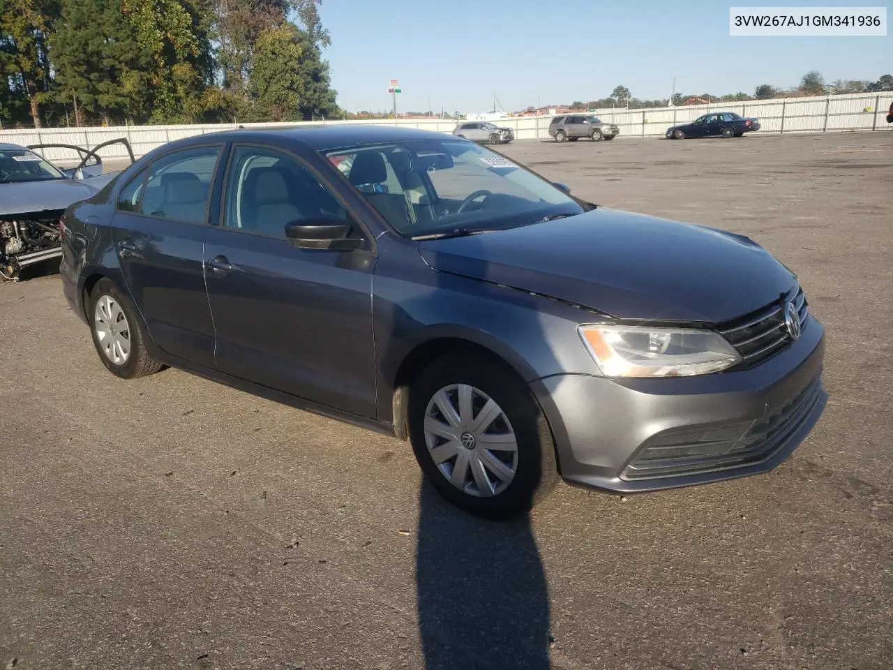 3VW267AJ1GM341936 2016 Volkswagen Jetta S
