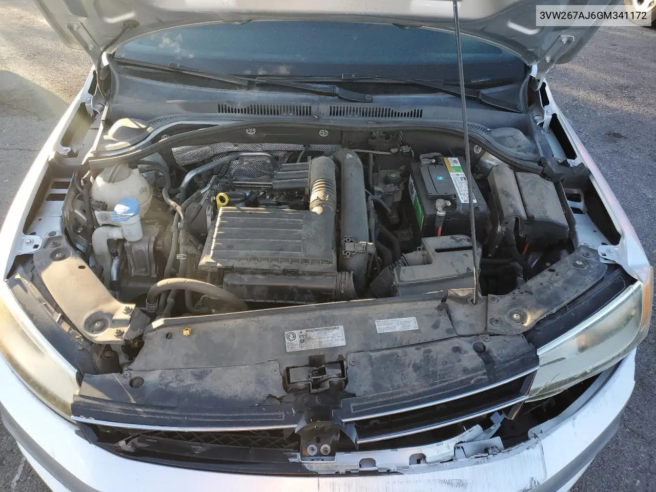 3VW267AJ6GM341172 2016 Volkswagen Jetta S