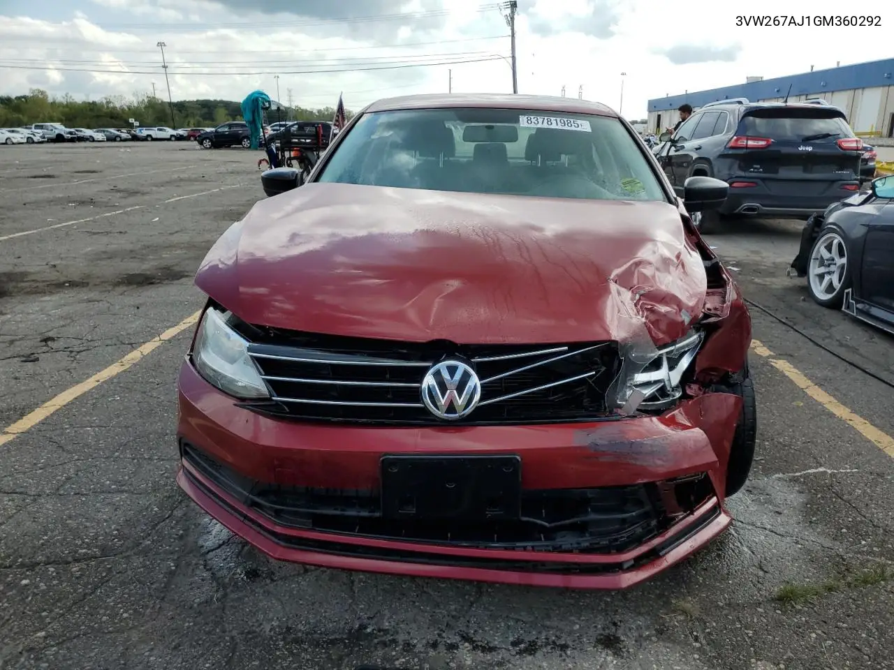 3VW267AJ1GM360292 2016 Volkswagen Jetta S