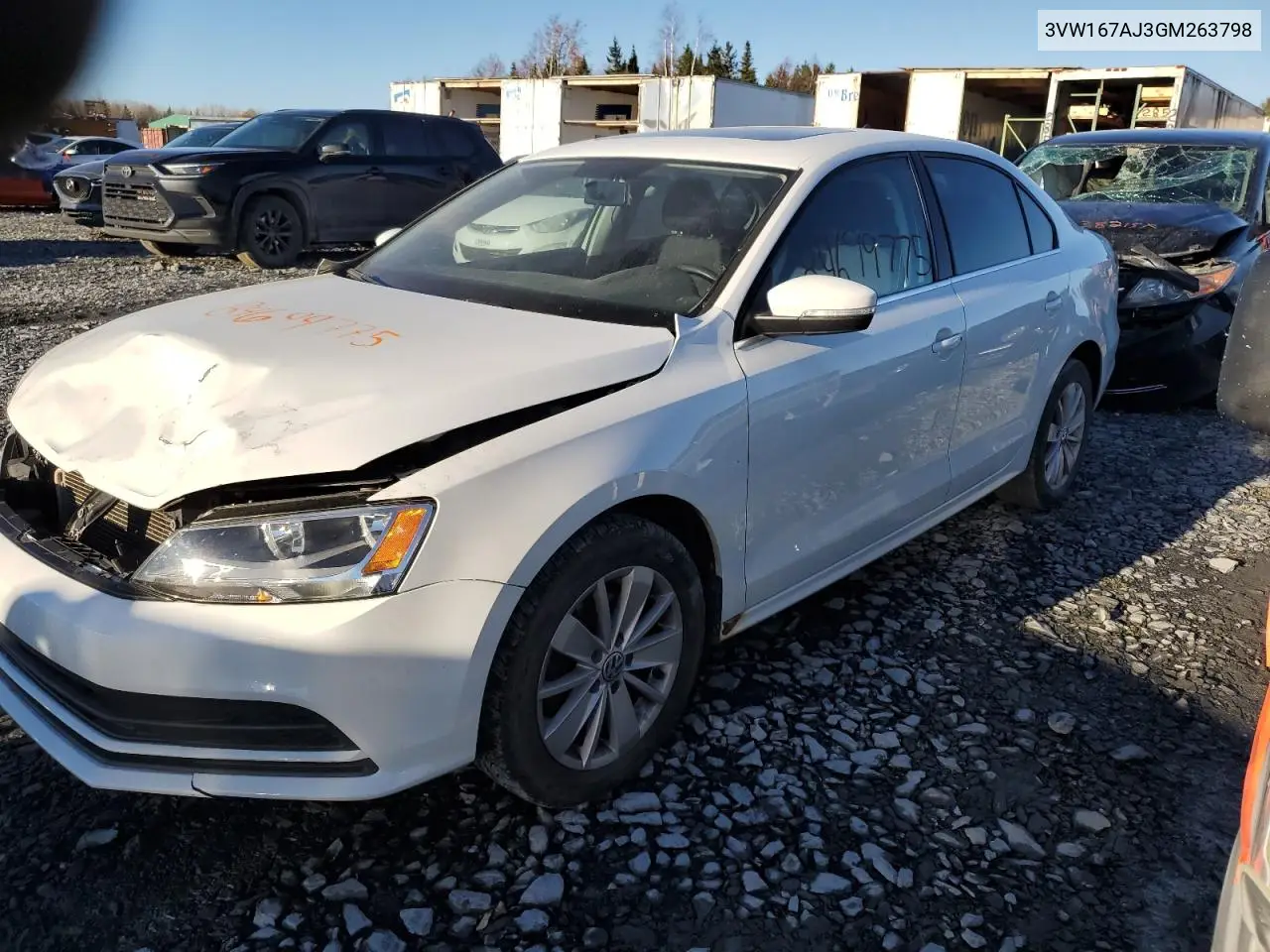 3VW167AJ3GM263798 2016 Volkswagen Jetta S