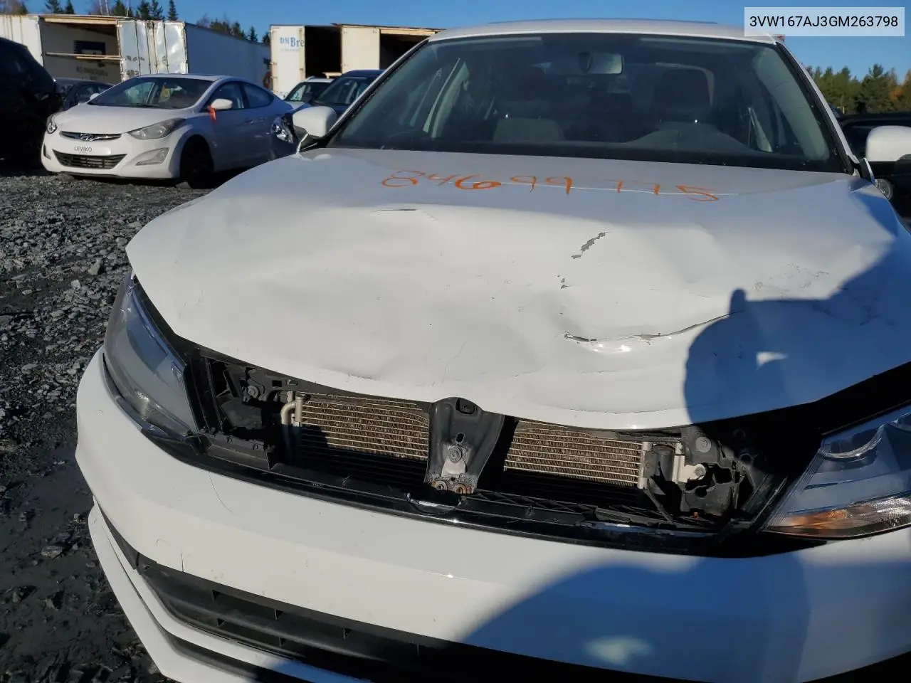 3VW167AJ3GM263798 2016 Volkswagen Jetta S