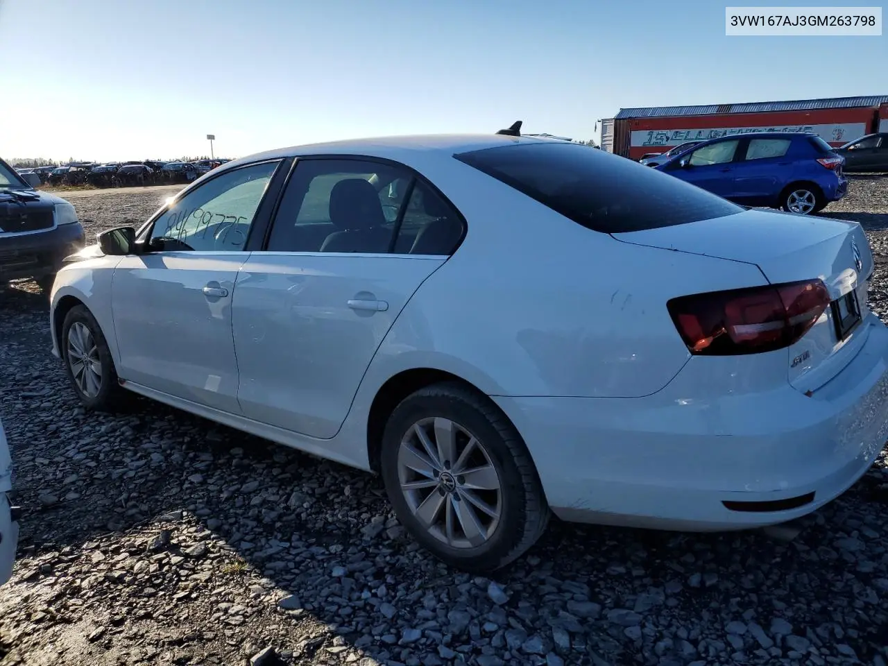 3VW167AJ3GM263798 2016 Volkswagen Jetta S