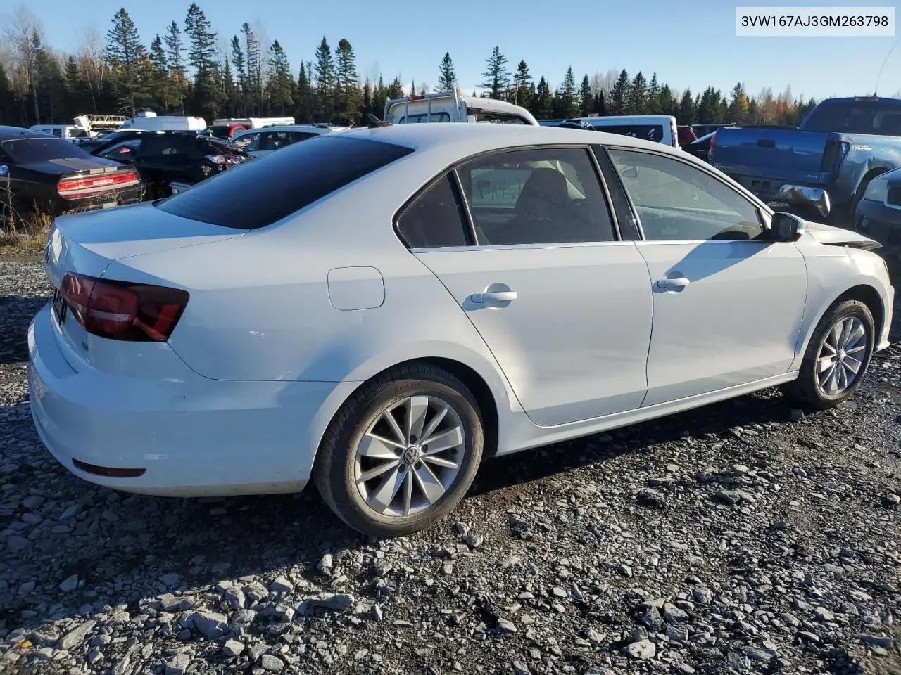 3VW167AJ3GM263798 2016 Volkswagen Jetta S