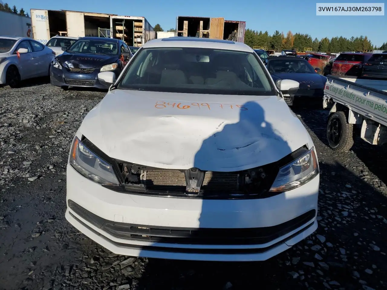 3VW167AJ3GM263798 2016 Volkswagen Jetta S
