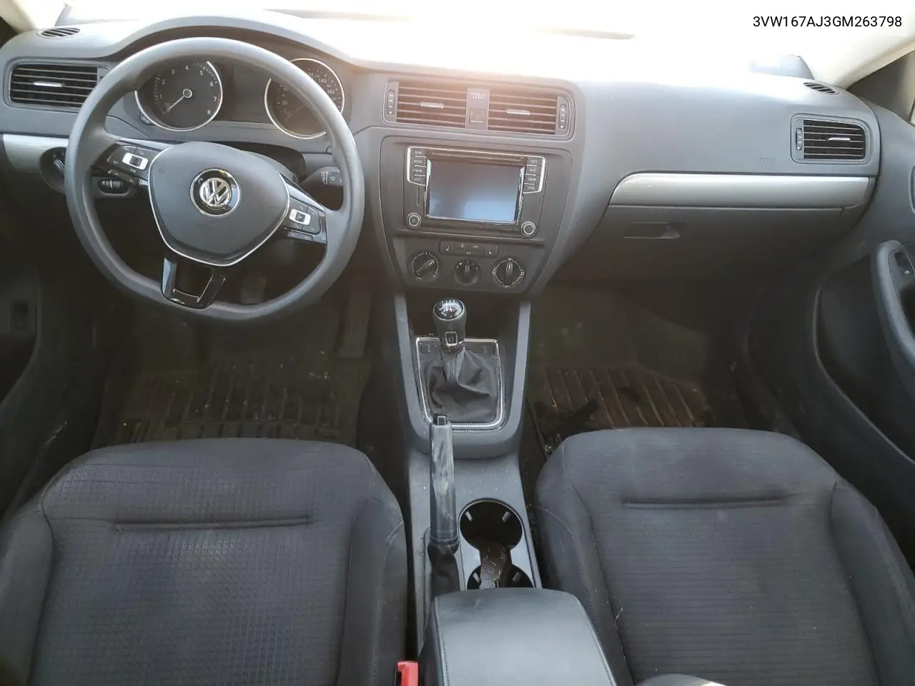 3VW167AJ3GM263798 2016 Volkswagen Jetta S