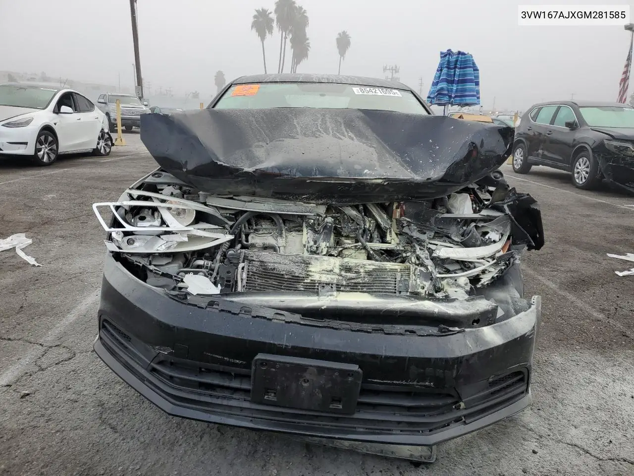 3VW167AJXGM281585 2016 Volkswagen Jetta S