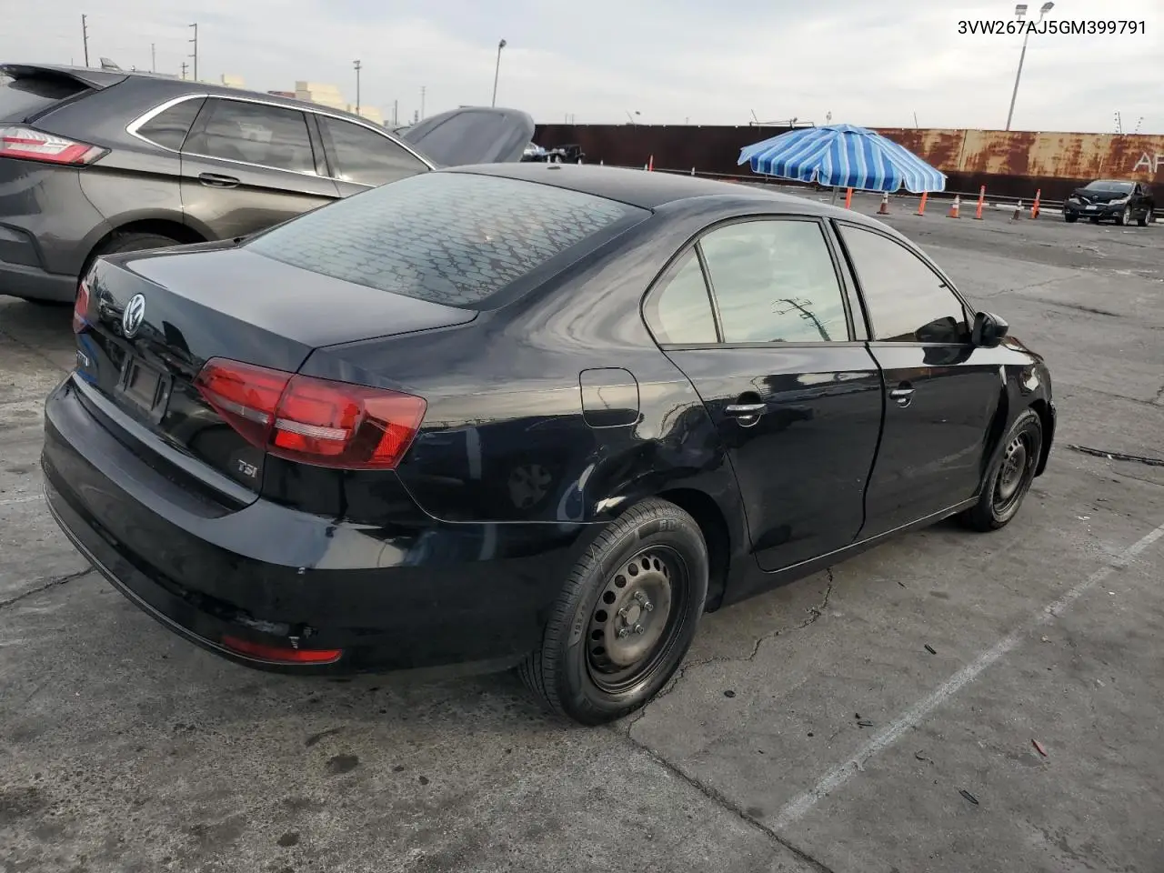 3VW267AJ5GM399791 2016 Volkswagen Jetta S