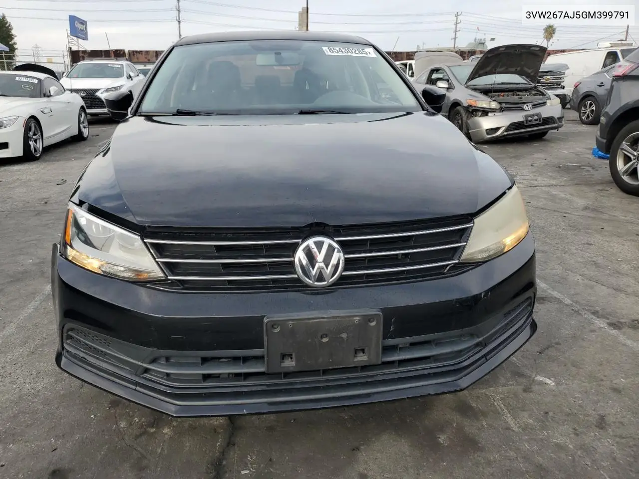 3VW267AJ5GM399791 2016 Volkswagen Jetta S