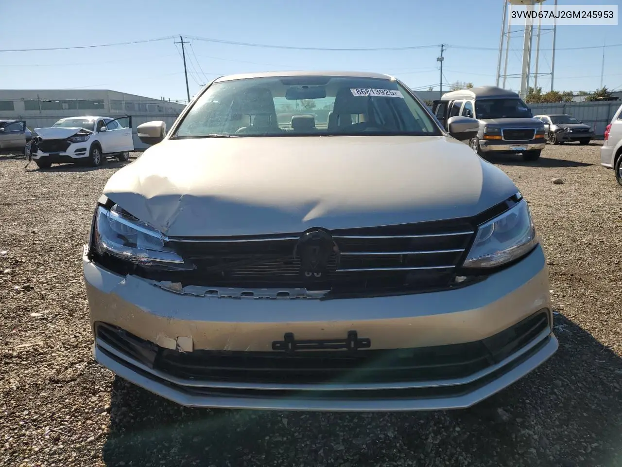 3VWD67AJ2GM245953 2016 Volkswagen Jetta Se