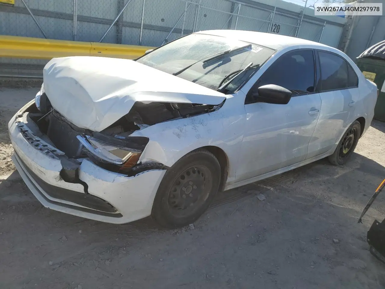 3VW267AJ4GM297978 2016 Volkswagen Jetta S