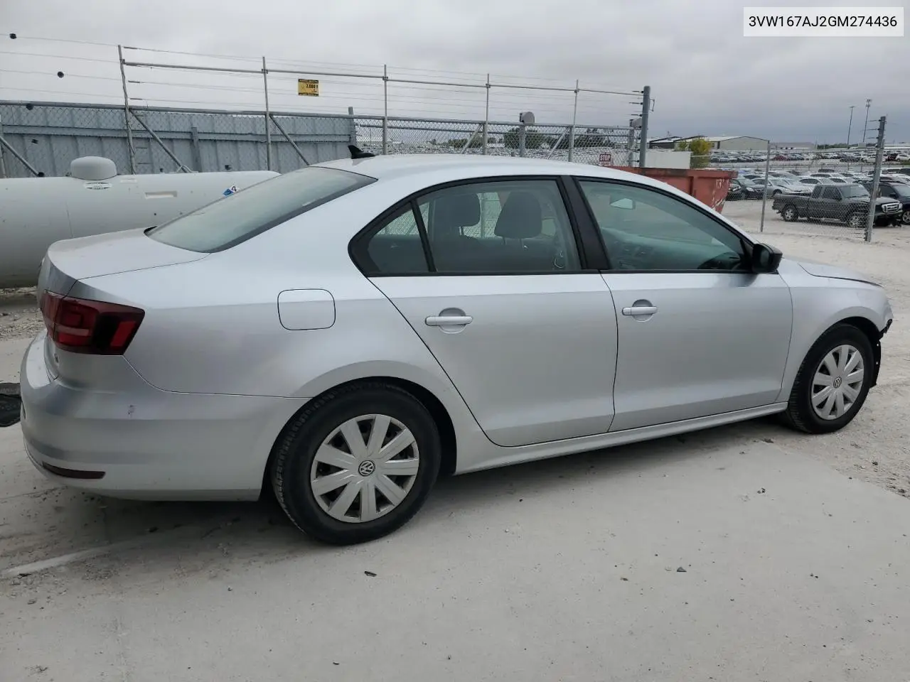 3VW167AJ2GM274436 2016 Volkswagen Jetta S