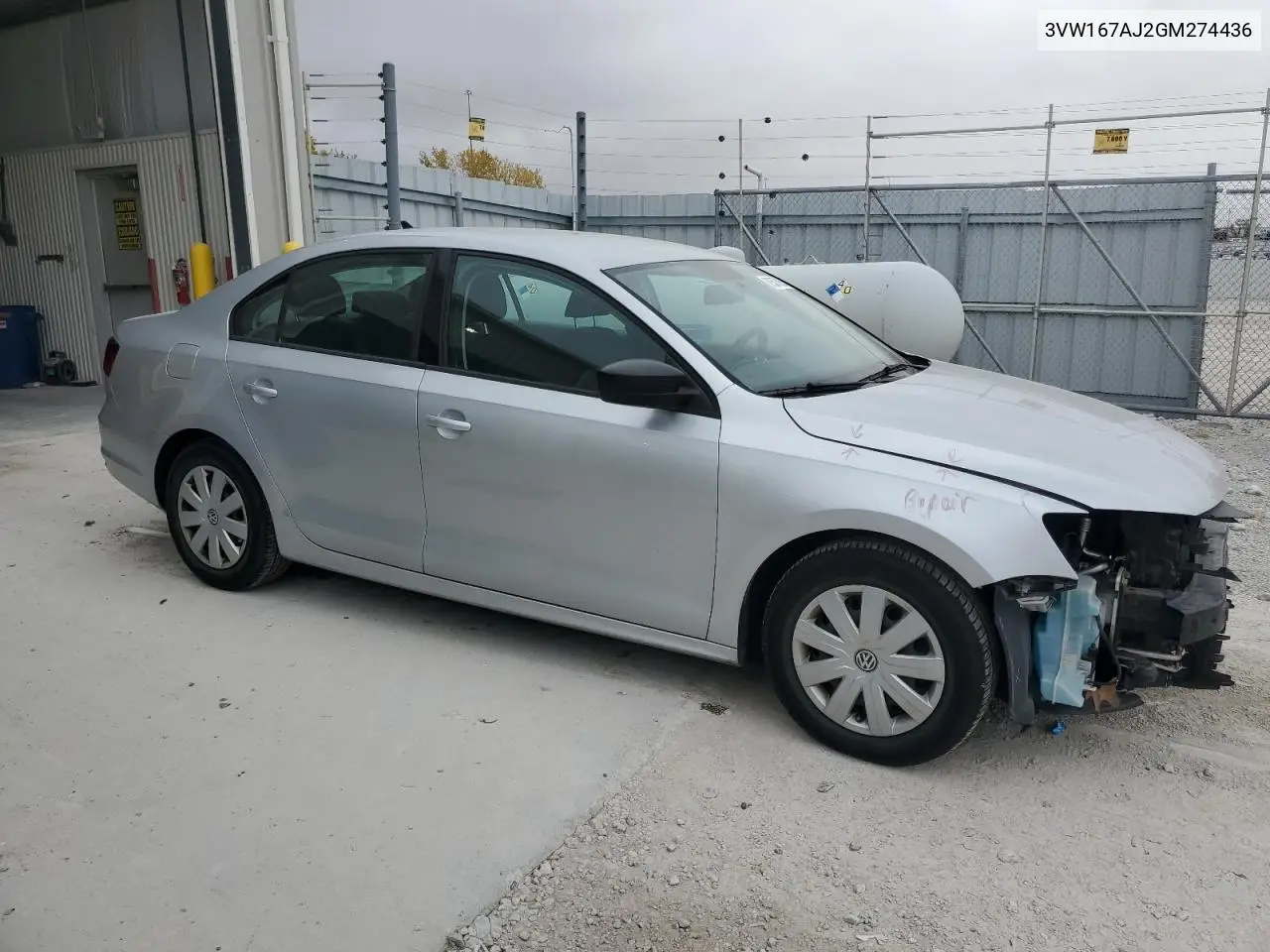 3VW167AJ2GM274436 2016 Volkswagen Jetta S