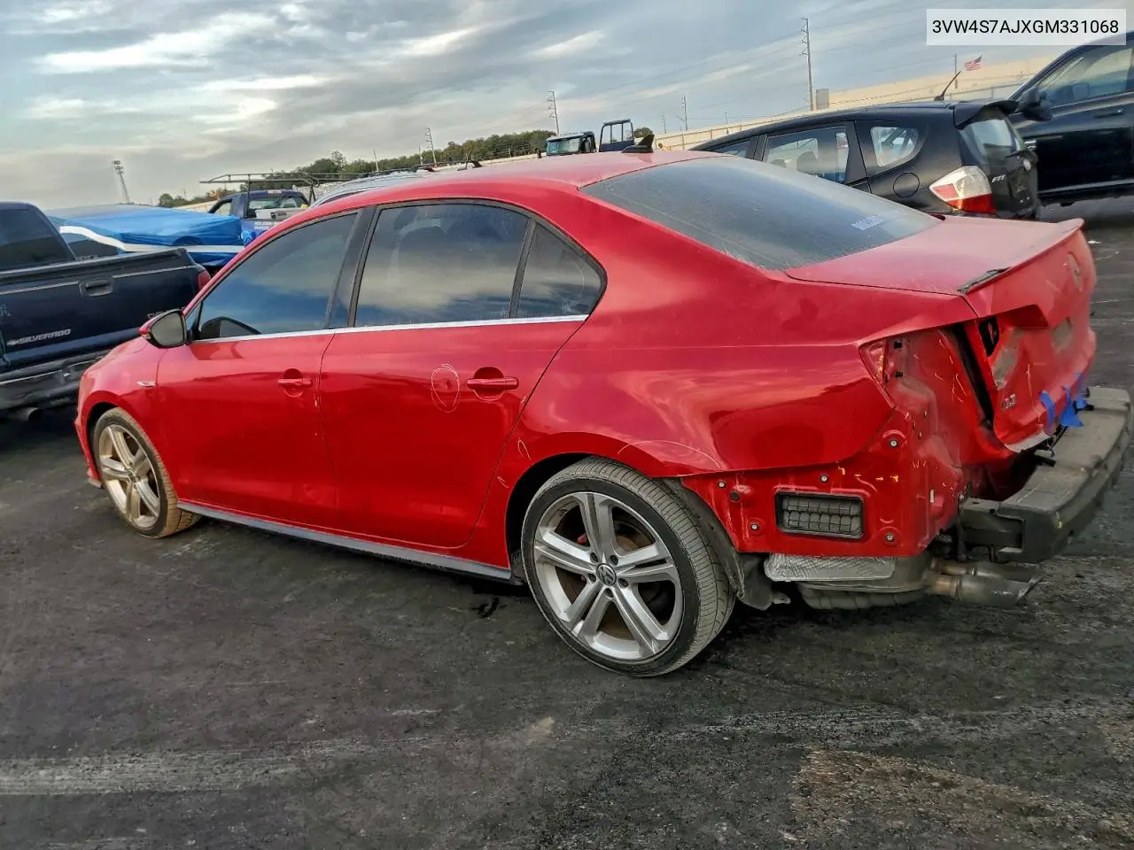 3VW4S7AJXGM331068 2016 Volkswagen Jetta Gli