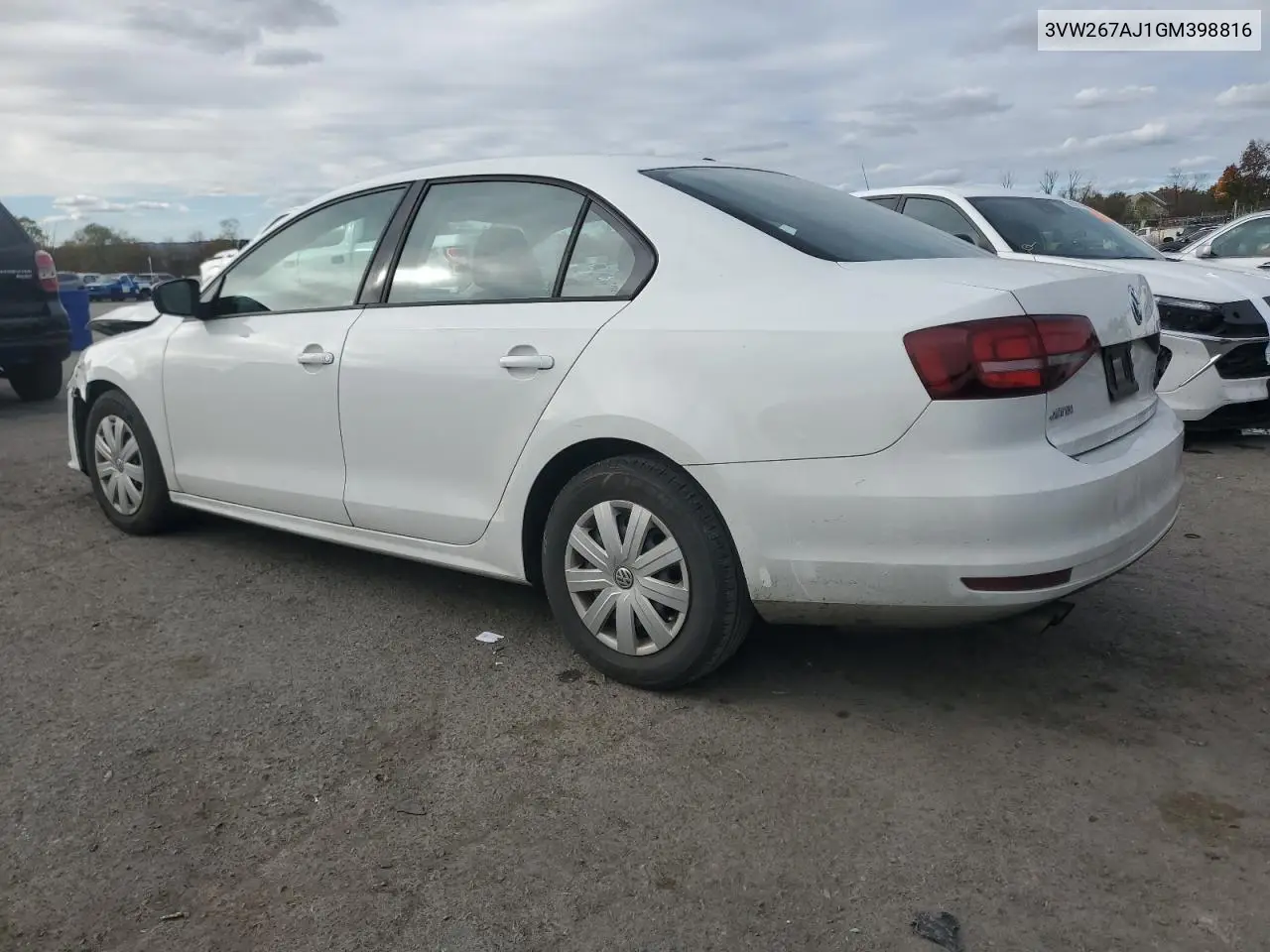 3VW267AJ1GM398816 2016 Volkswagen Jetta S