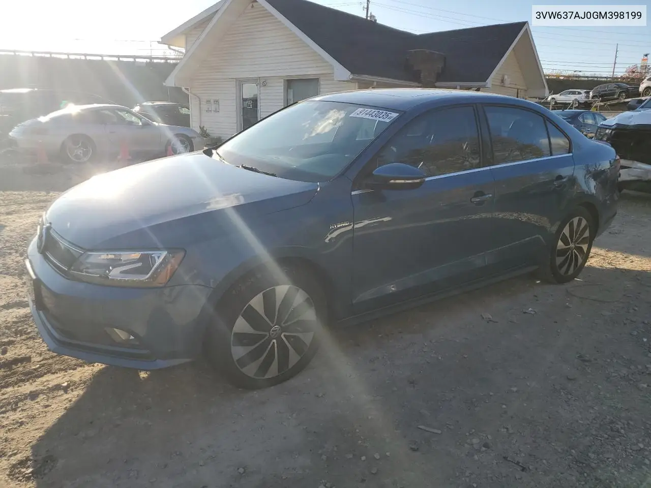 3VW637AJ0GM398199 2016 Volkswagen Jetta Hybrid