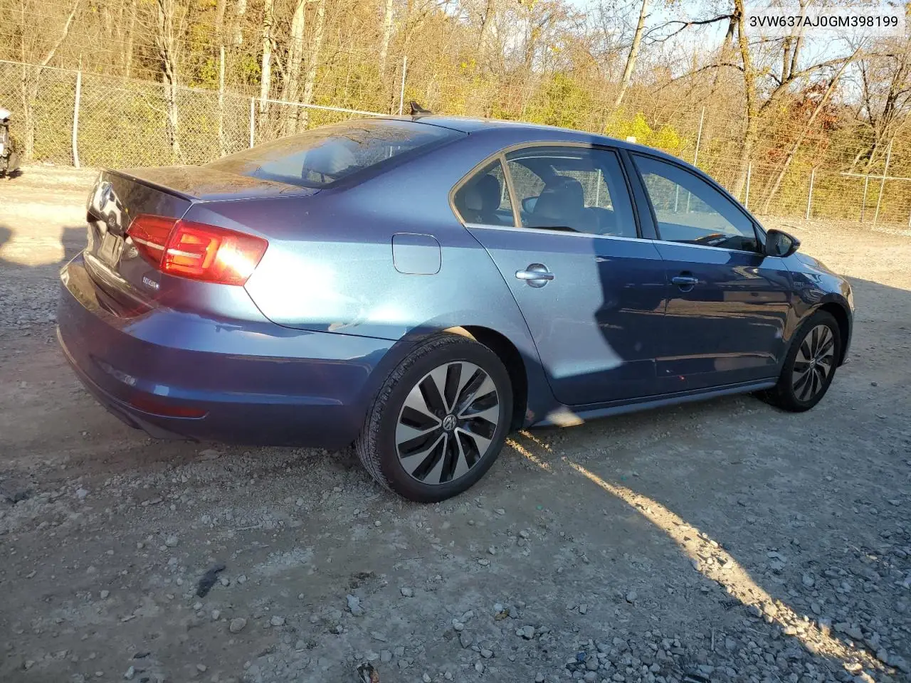 3VW637AJ0GM398199 2016 Volkswagen Jetta Hybrid