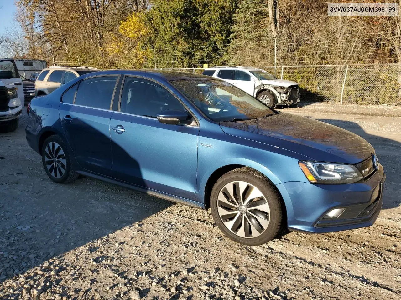 3VW637AJ0GM398199 2016 Volkswagen Jetta Hybrid