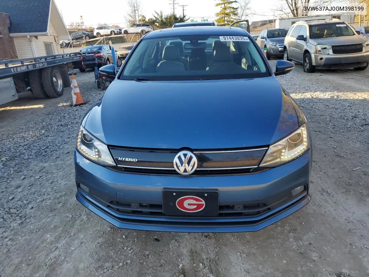 3VW637AJ0GM398199 2016 Volkswagen Jetta Hybrid