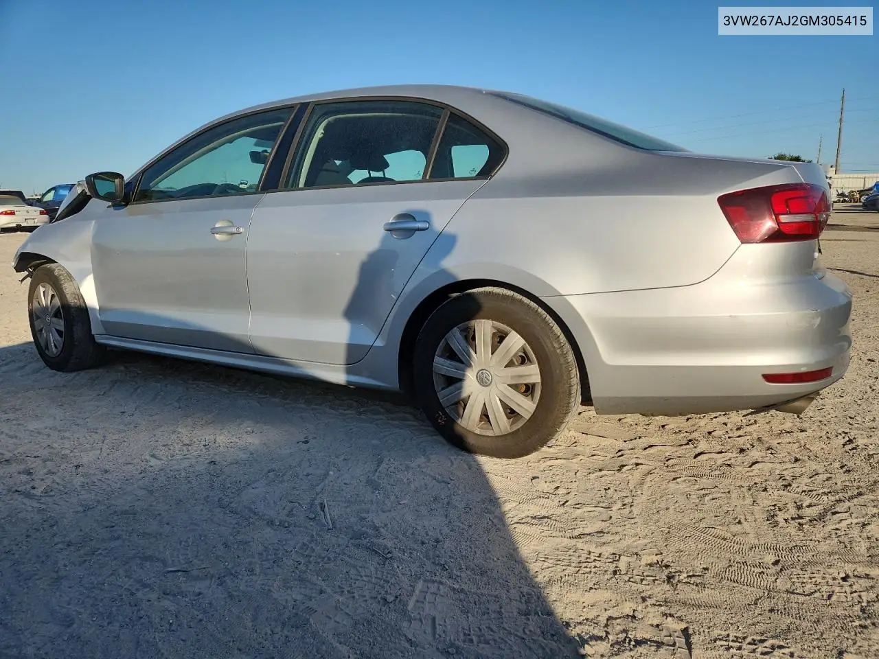 3VW267AJ2GM305415 2016 Volkswagen Jetta S