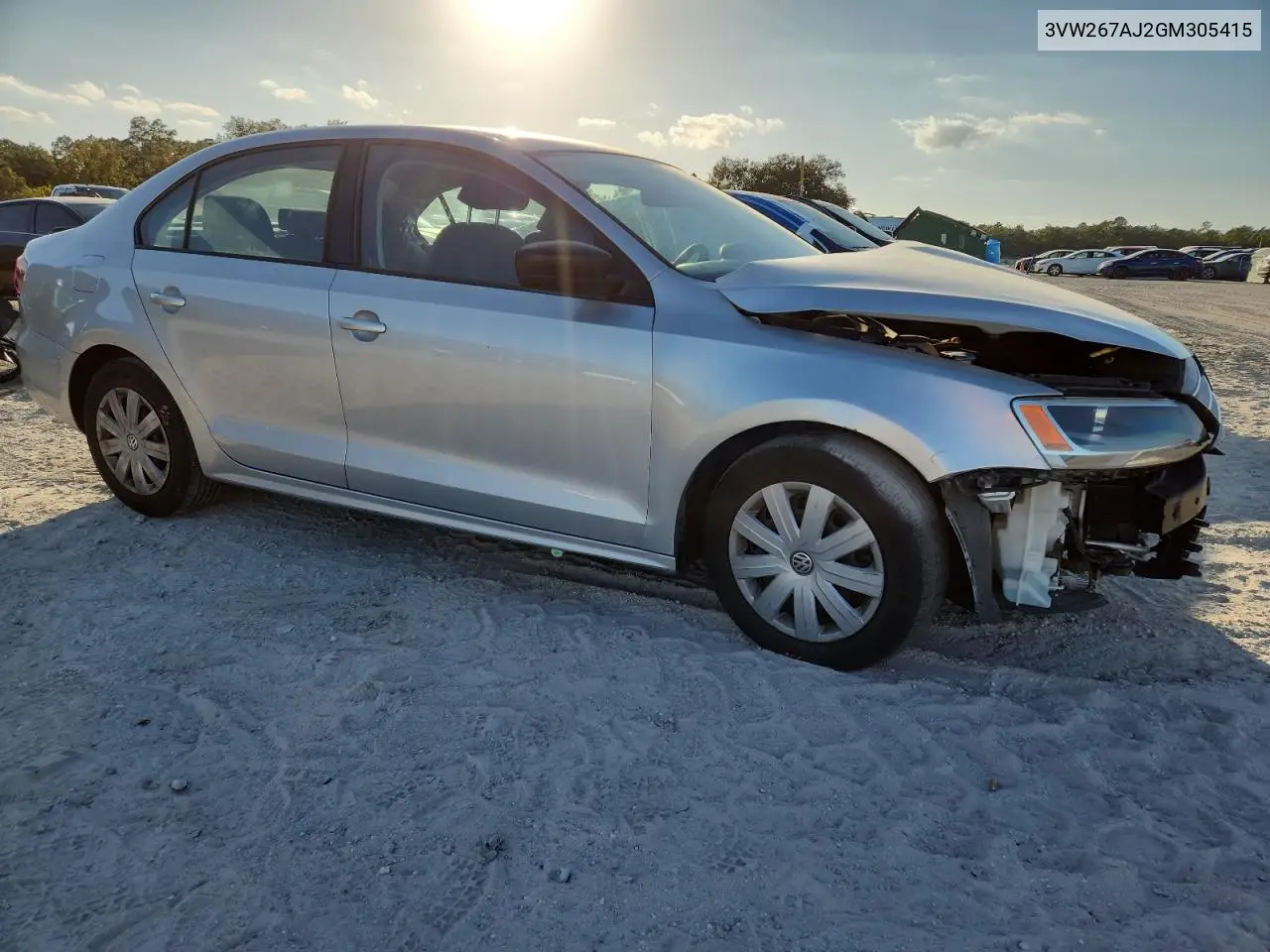 3VW267AJ2GM305415 2016 Volkswagen Jetta S