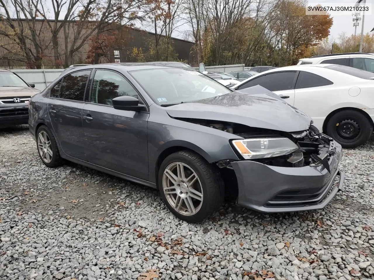 3VW267AJ3GM210233 2016 Volkswagen Jetta S