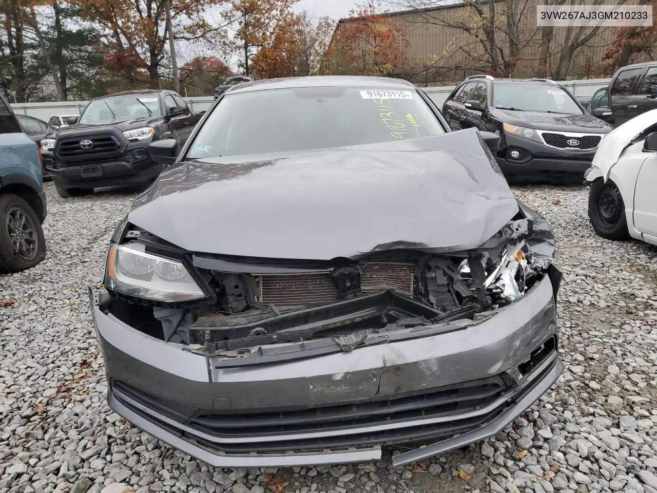 3VW267AJ3GM210233 2016 Volkswagen Jetta S
