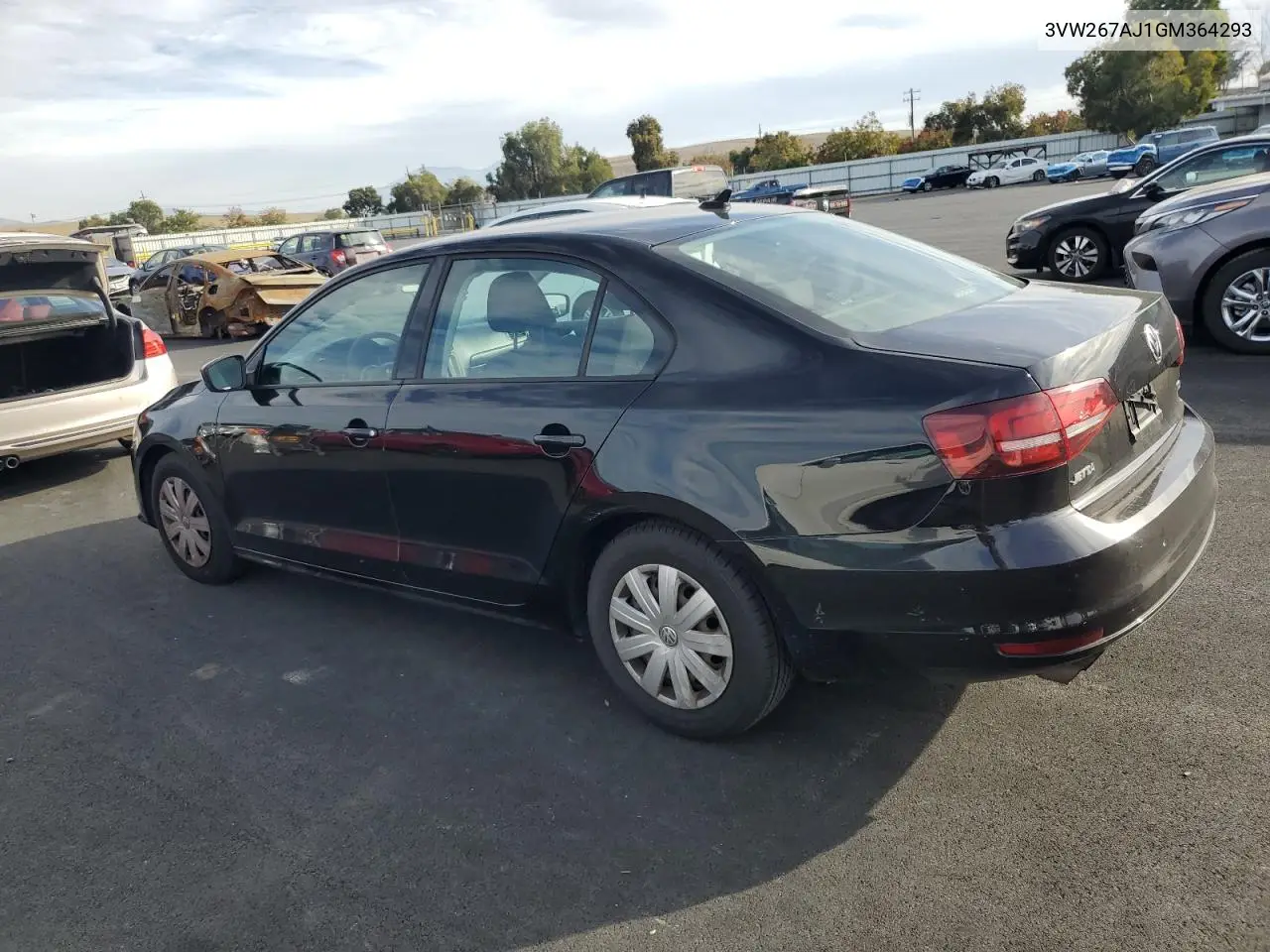 3VW267AJ1GM364293 2016 Volkswagen Jetta S