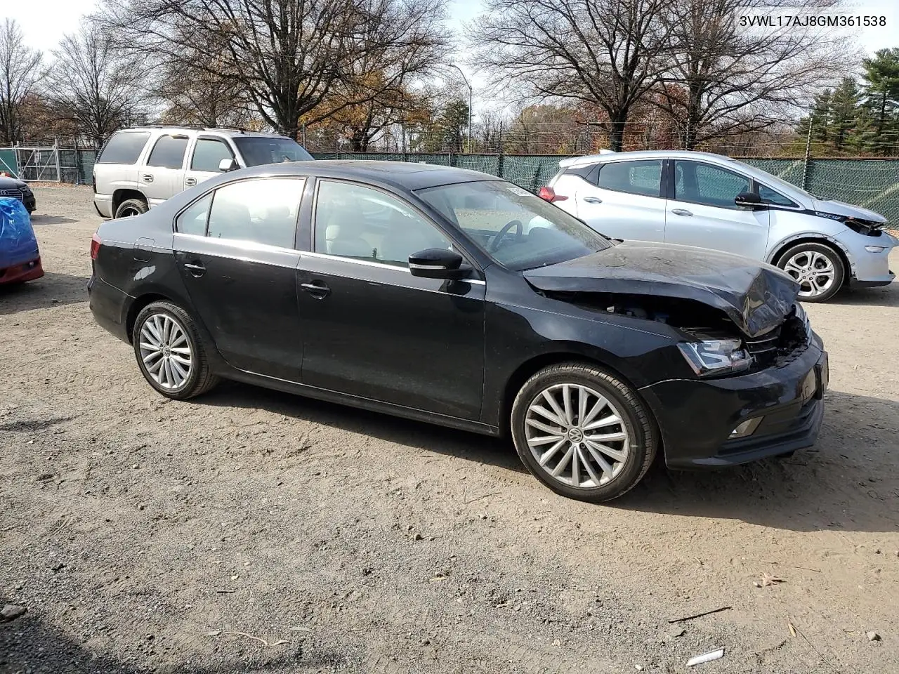 3VWL17AJ8GM361538 2016 Volkswagen Jetta Sel