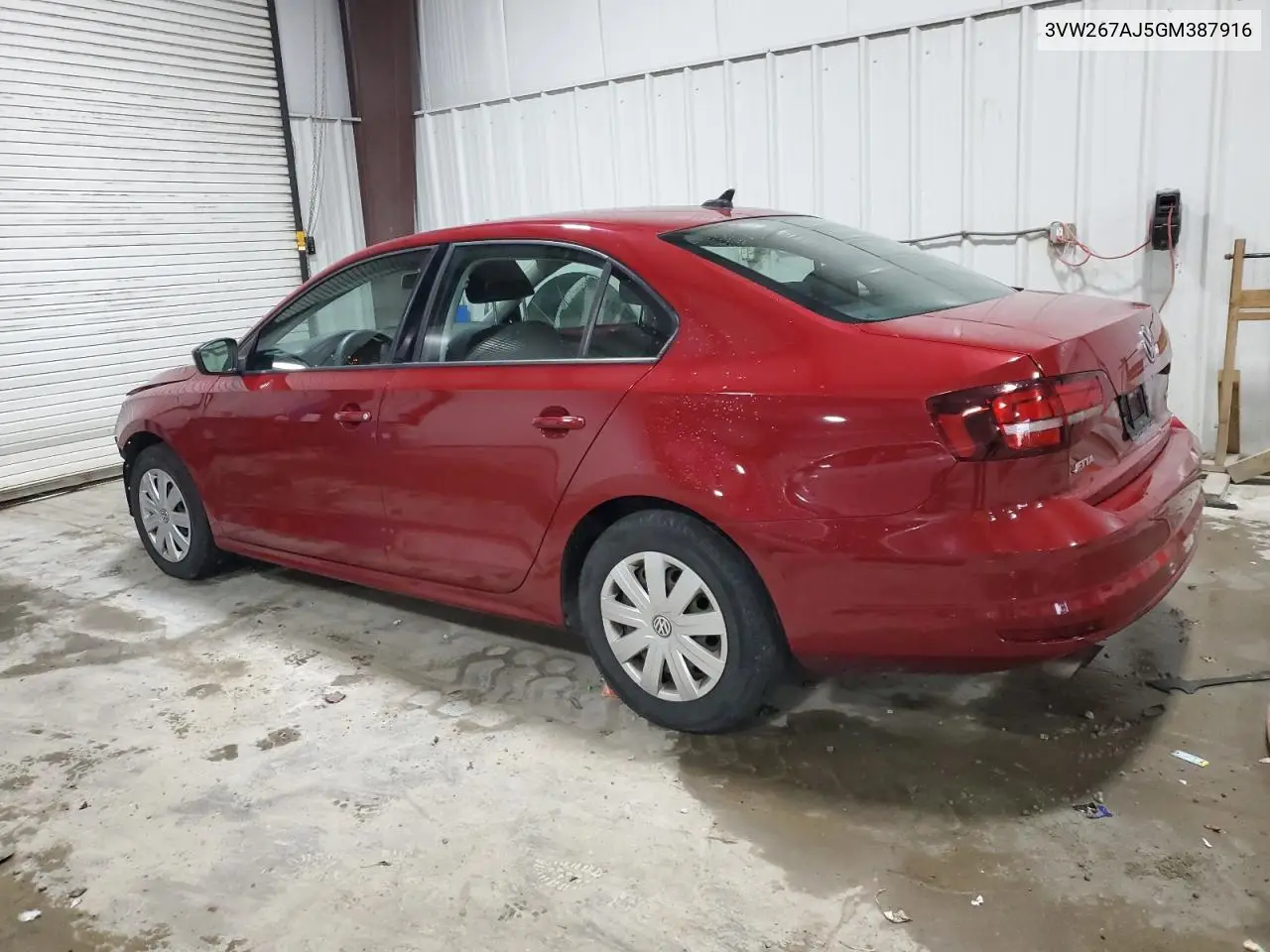 3VW267AJ5GM387916 2016 Volkswagen Jetta S