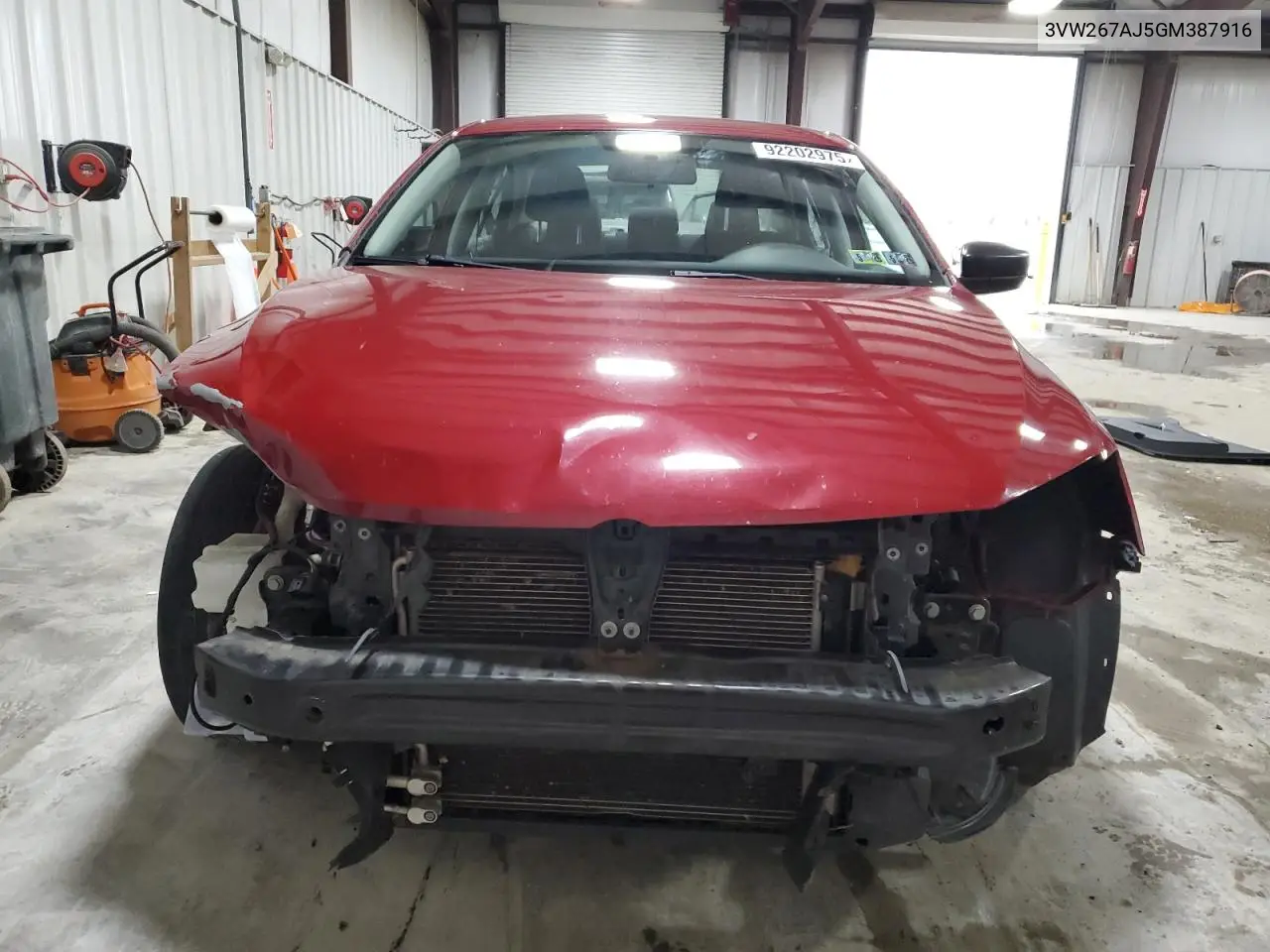 3VW267AJ5GM387916 2016 Volkswagen Jetta S