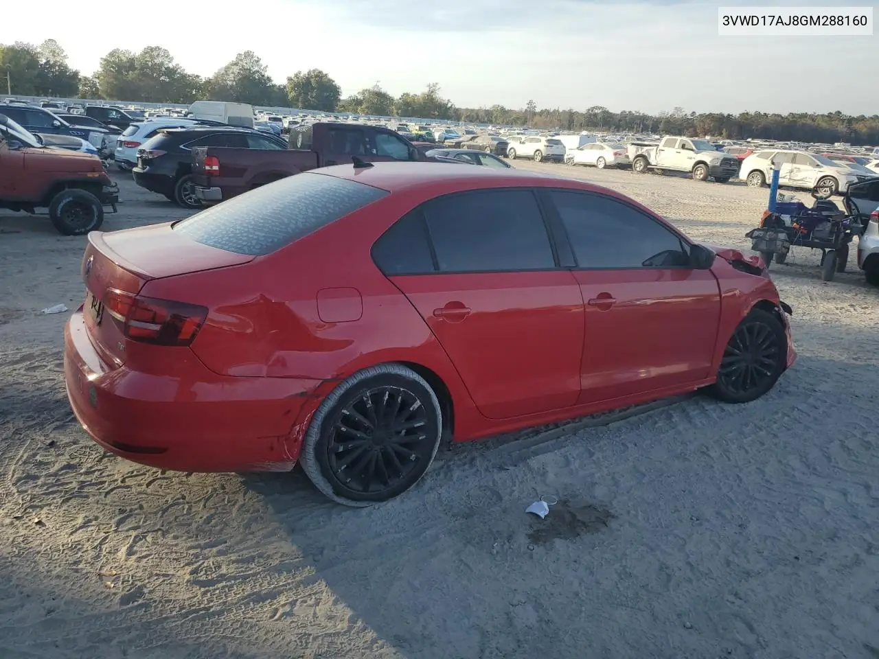 3VWD17AJ8GM288160 2016 Volkswagen Jetta Sport