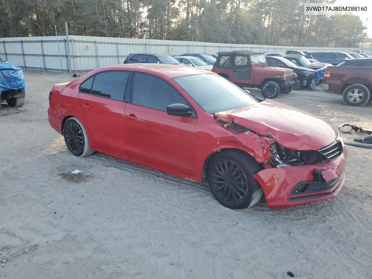 3VWD17AJ8GM288160 2016 Volkswagen Jetta Sport