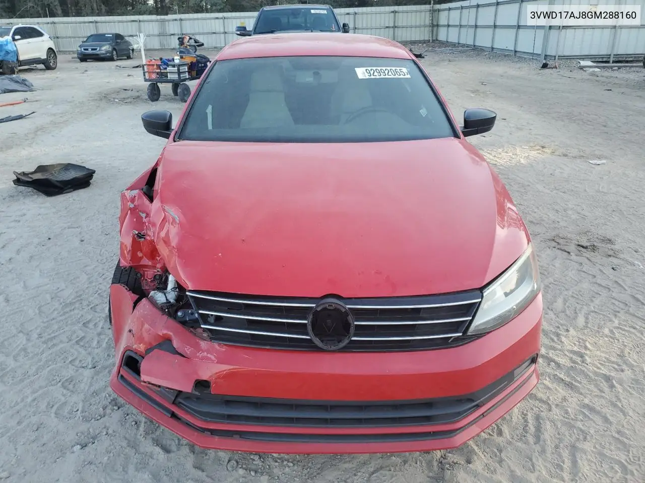 3VWD17AJ8GM288160 2016 Volkswagen Jetta Sport