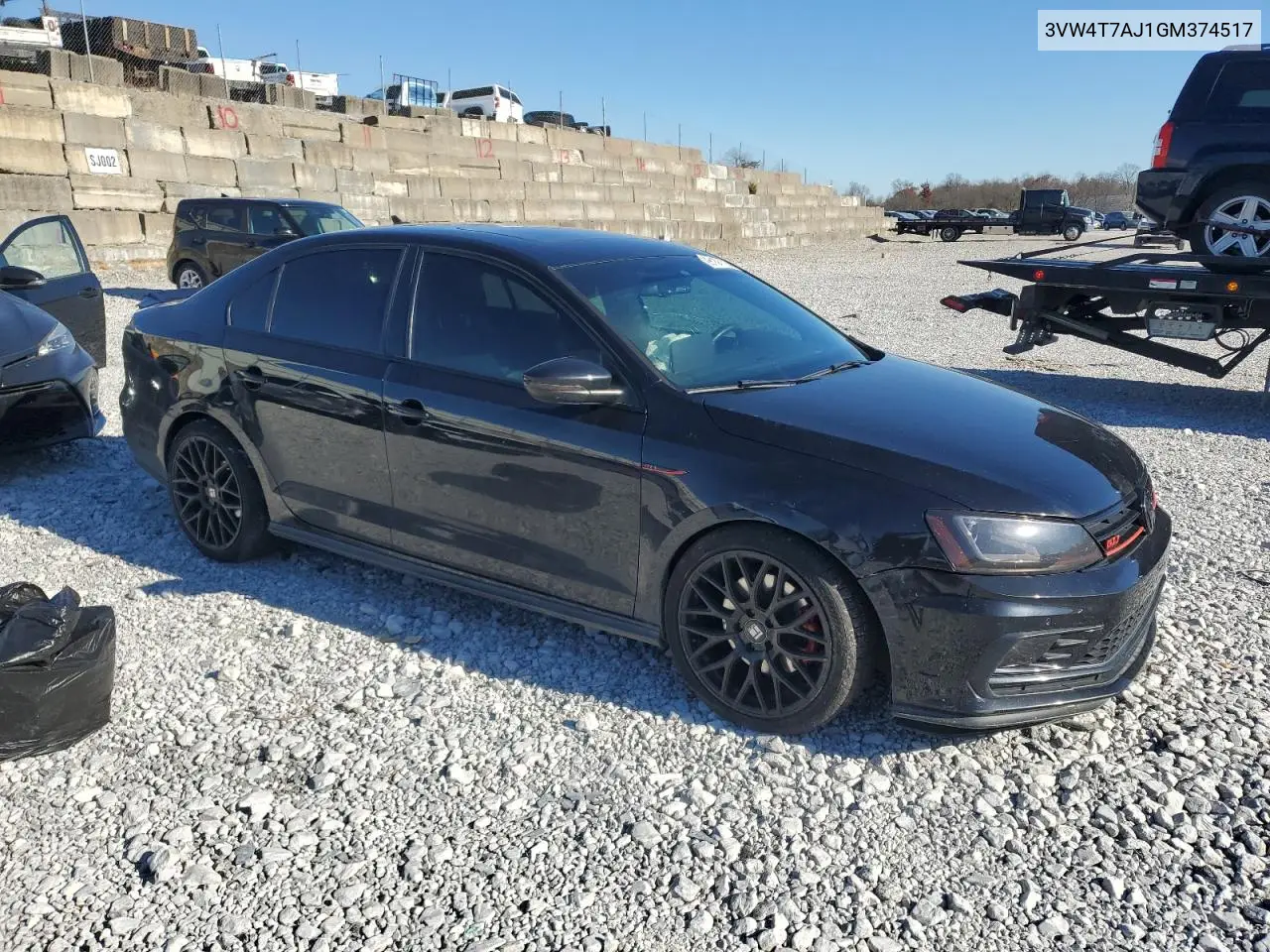 3VW4T7AJ1GM374517 2016 Volkswagen Jetta Gli