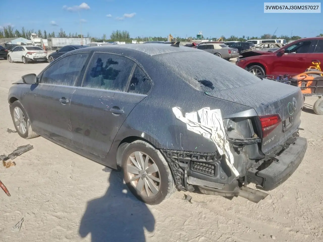 3VWD67AJ3GM257027 2016 Volkswagen Jetta Se
