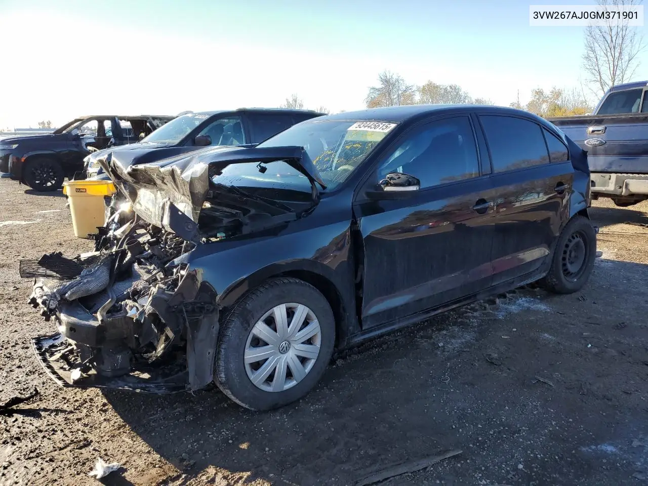 3VW267AJ0GM371901 2016 Volkswagen Jetta S