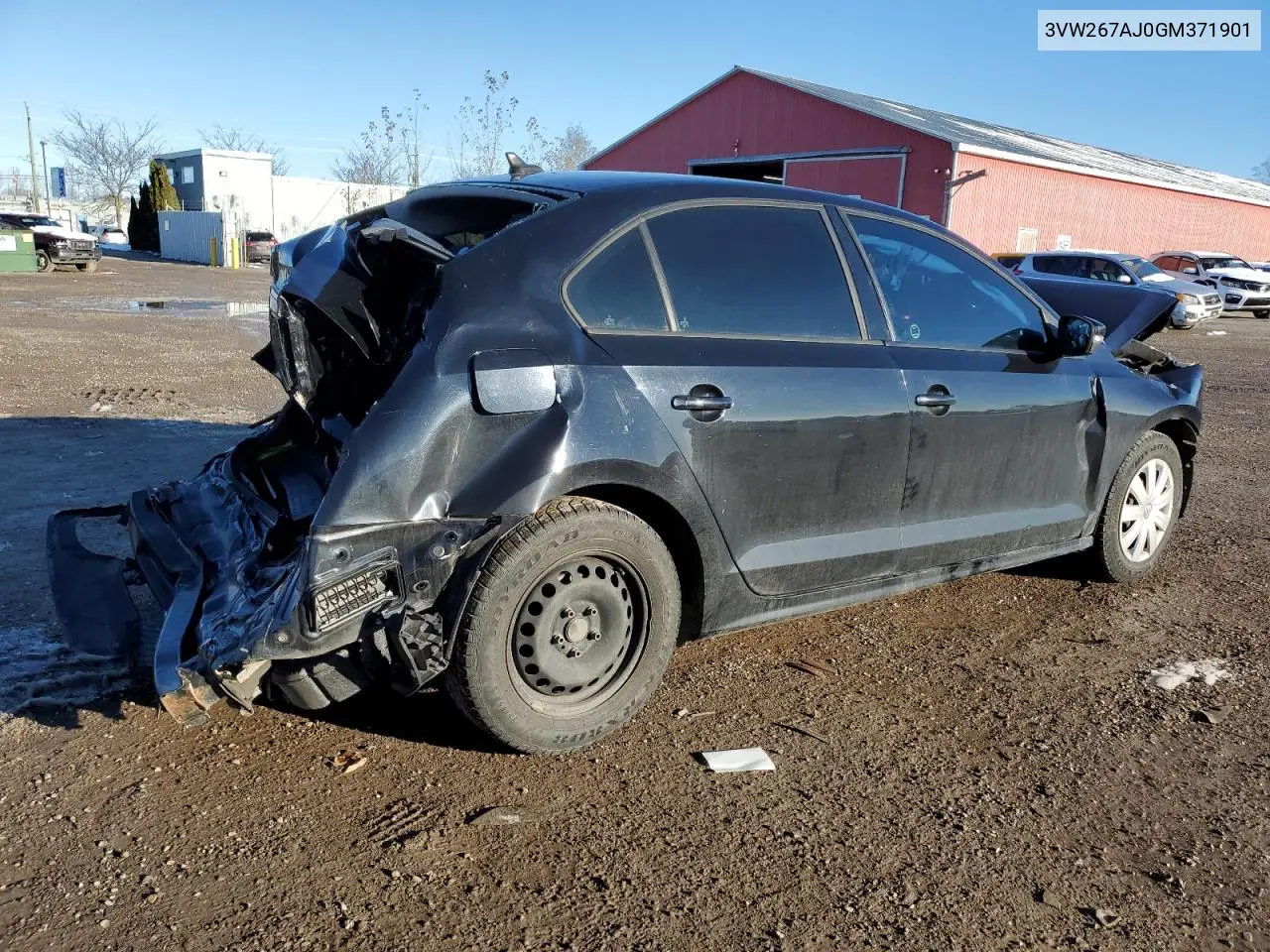 3VW267AJ0GM371901 2016 Volkswagen Jetta S