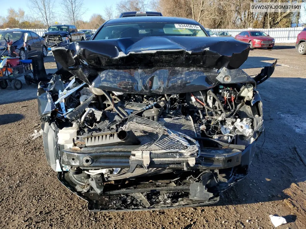 3VW267AJ0GM371901 2016 Volkswagen Jetta S