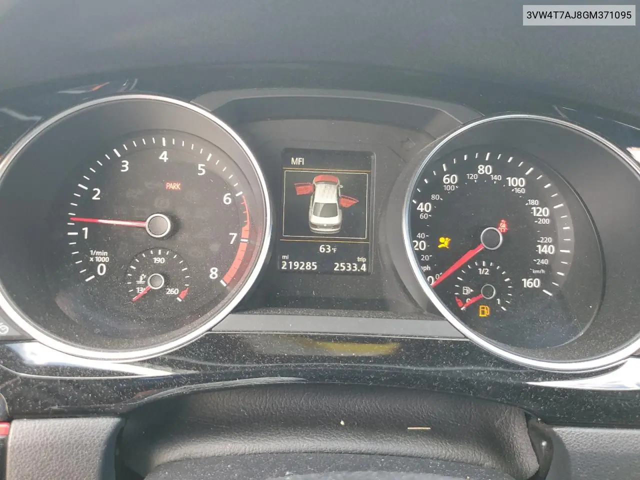 3VW4T7AJ8GM371095 2016 Volkswagen Jetta Gli