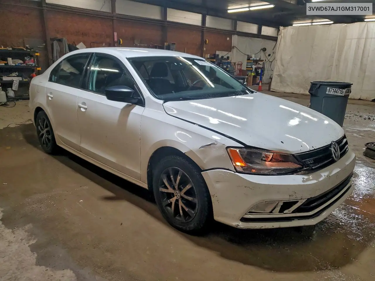 3VWD67AJ1GM317001 2016 Volkswagen Jetta Se