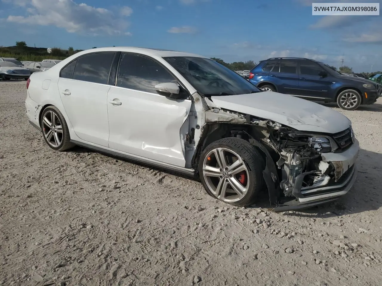 3VW4T7AJXGM398086 2016 Volkswagen Jetta Gli