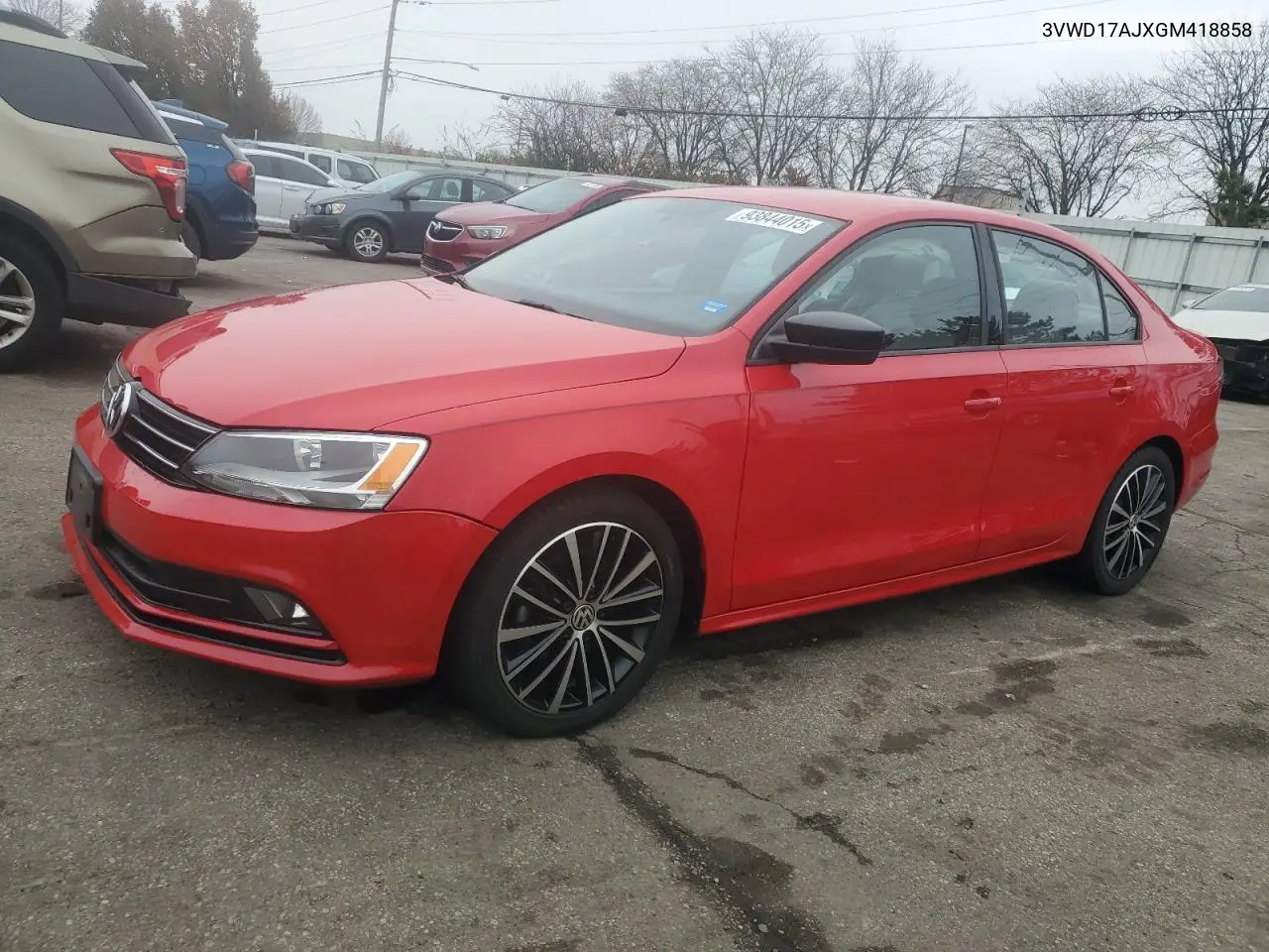 3VWD17AJXGM418858 2016 Volkswagen Jetta Sport