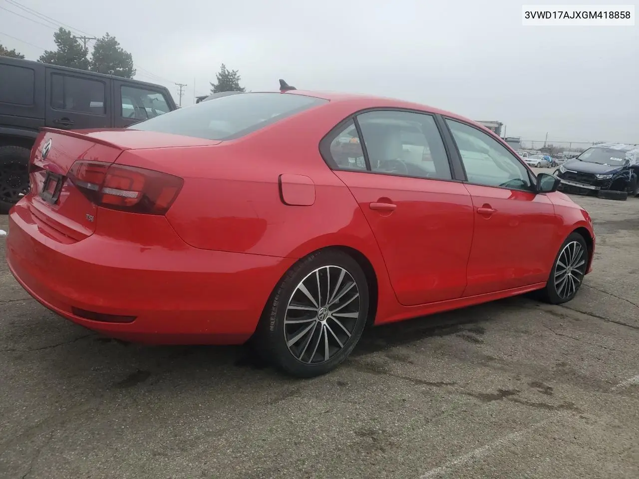 3VWD17AJXGM418858 2016 Volkswagen Jetta Sport