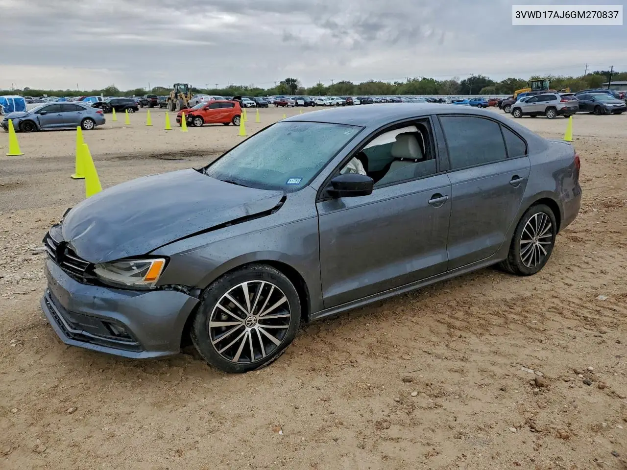 3VWD17AJ6GM270837 2016 Volkswagen Jetta Sport