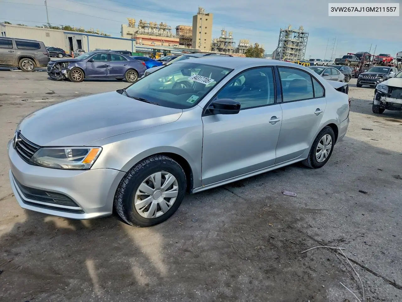 3VW267AJ1GM211557 2016 Volkswagen Jetta S