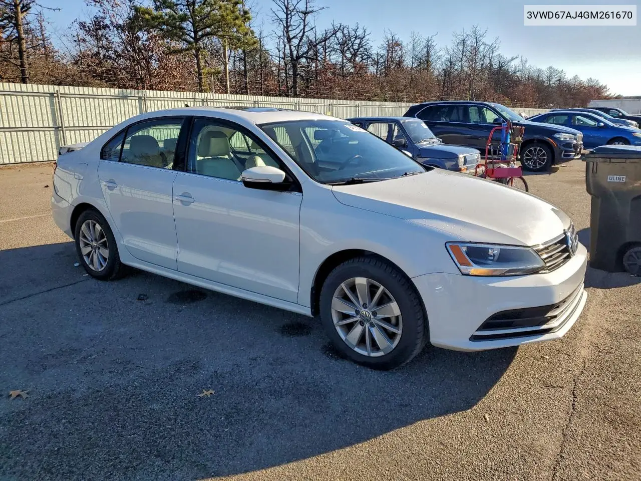 3VWD67AJ4GM261670 2016 Volkswagen Jetta Se